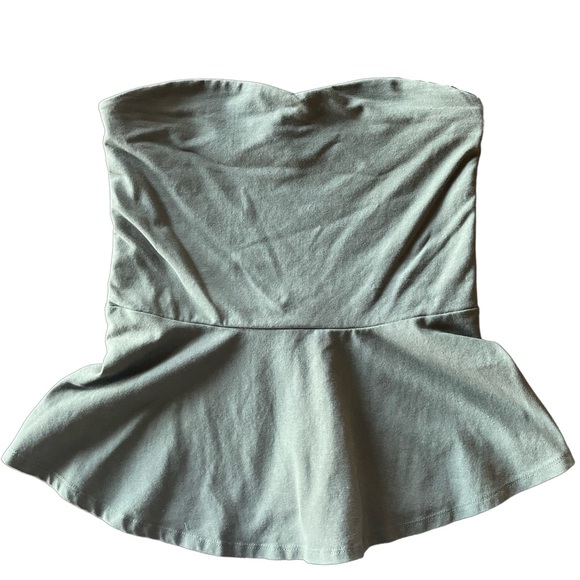 Express Strapless Peplum Top - Picture 1 of 2